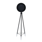 Gear Mechanism Floor Clock- Black & Silver