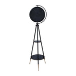 Gear Mechanism Floor Clock- Black & Gold
