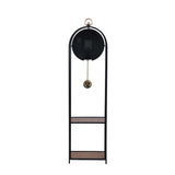 Grandfather Floor Clock- Black & Beige