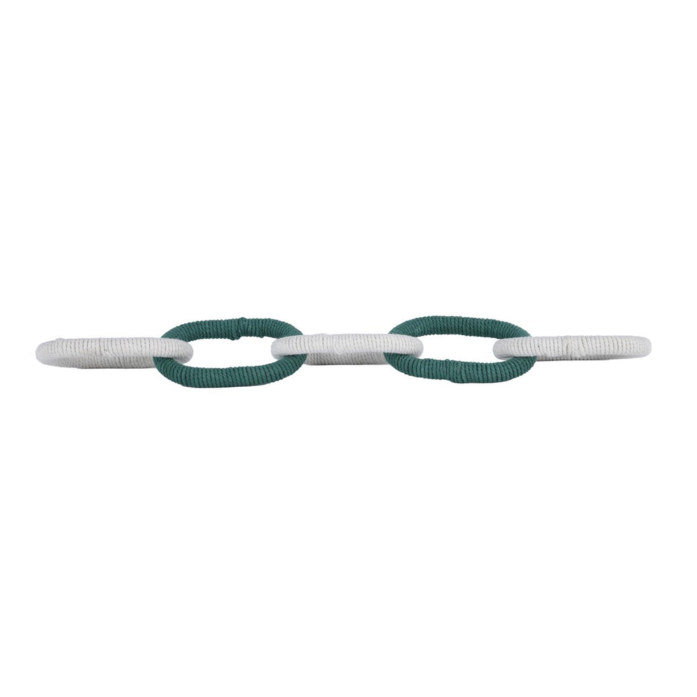 Decorative Knot Showpiece- Green & Beige
