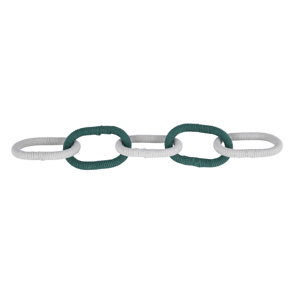 Decorative Knot Showpiece- Green & Beige