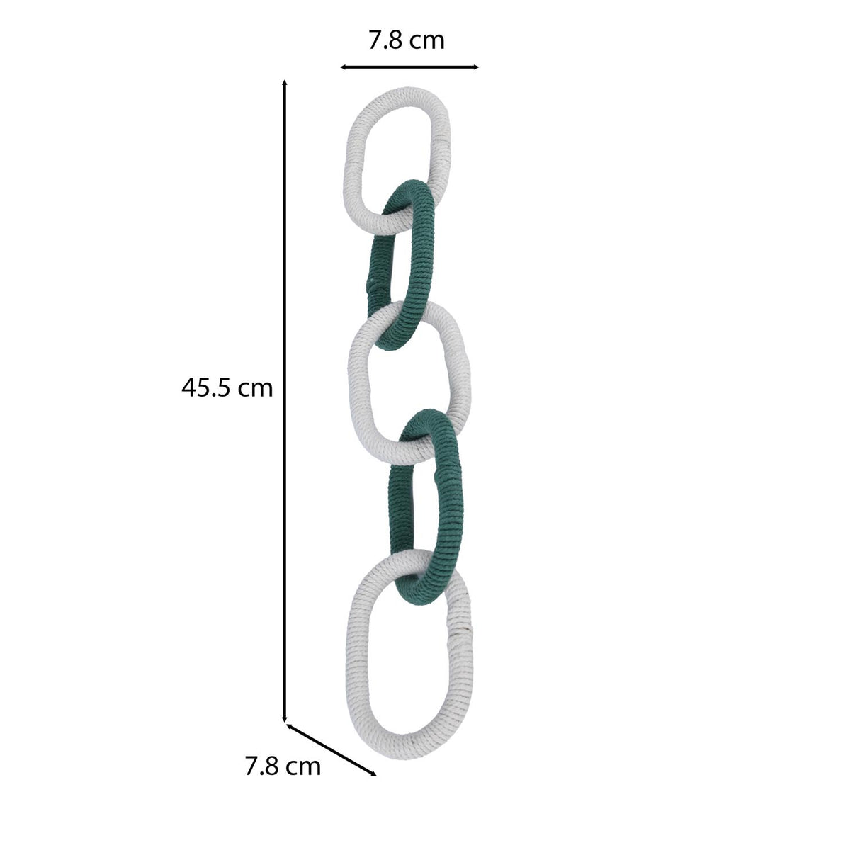 Decorative Knot Showpiece- Green & Beige