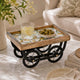 Lemon Lush Wooden Serving Platter- Yellow