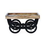Lemon Lush Wooden Serving Platter- Yellow