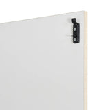 Tron 3 Door Wardrobe- Travertine & White