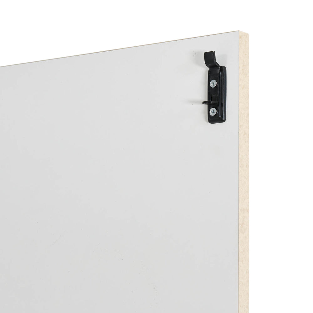 Tron 3 Door Wardrobe- Travertine & White