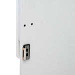 Tron 3 Door Wardrobe- Travertine & White