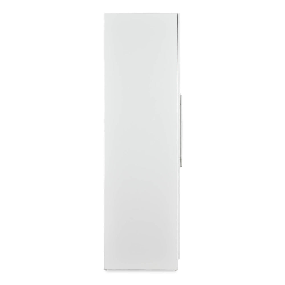 Tron 3 Door Wardrobe- Travertine & White