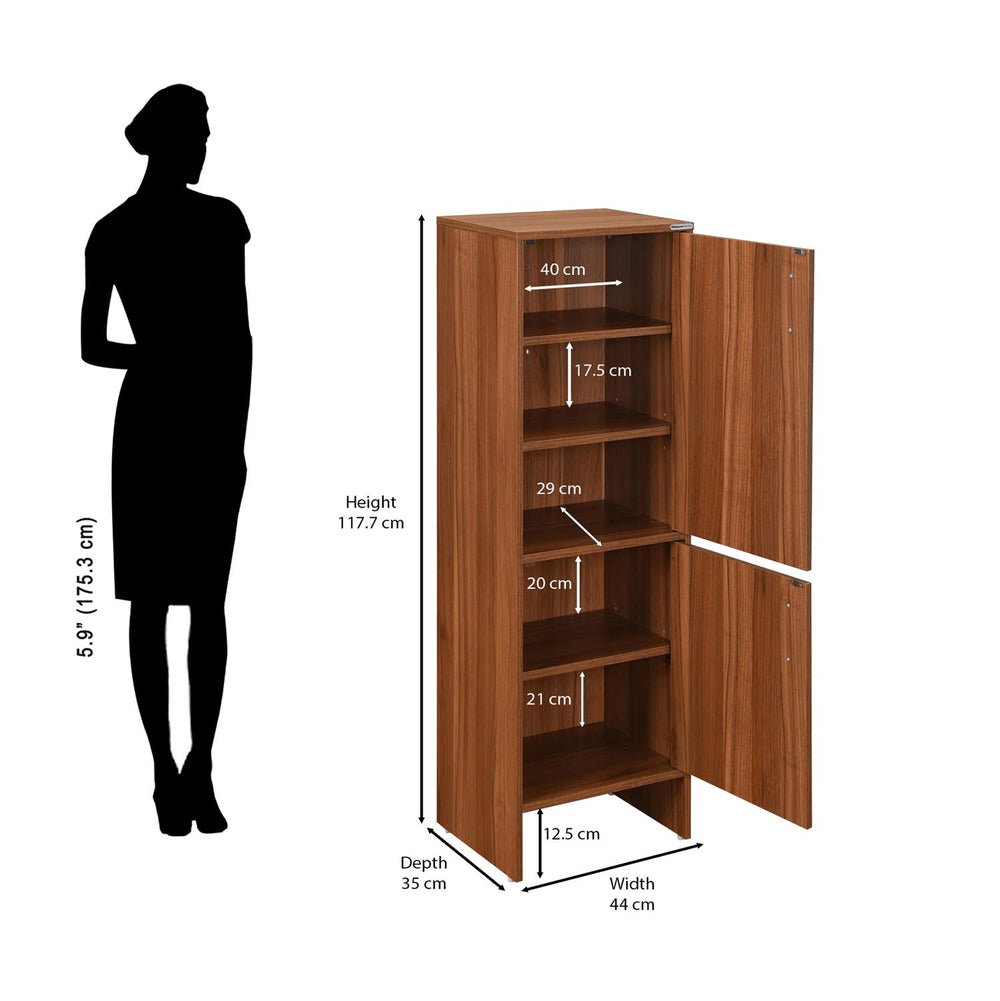 Magnus Tower Cabinet- Lyon Walnut