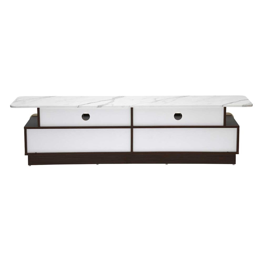 Flash Low Height Unit- Legno Oak Dark & Ivory