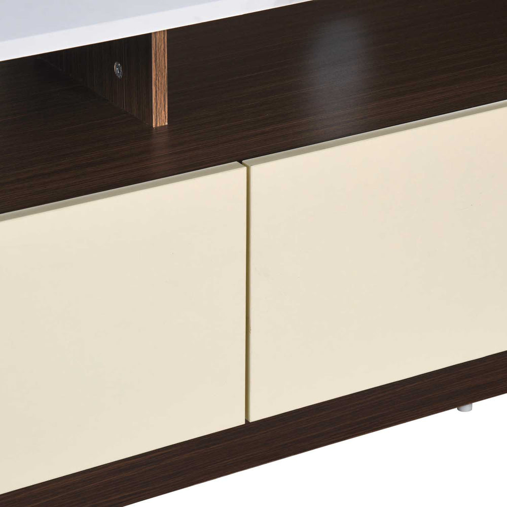 Flash Low Height Unit- Legno Oak Dark & Ivory