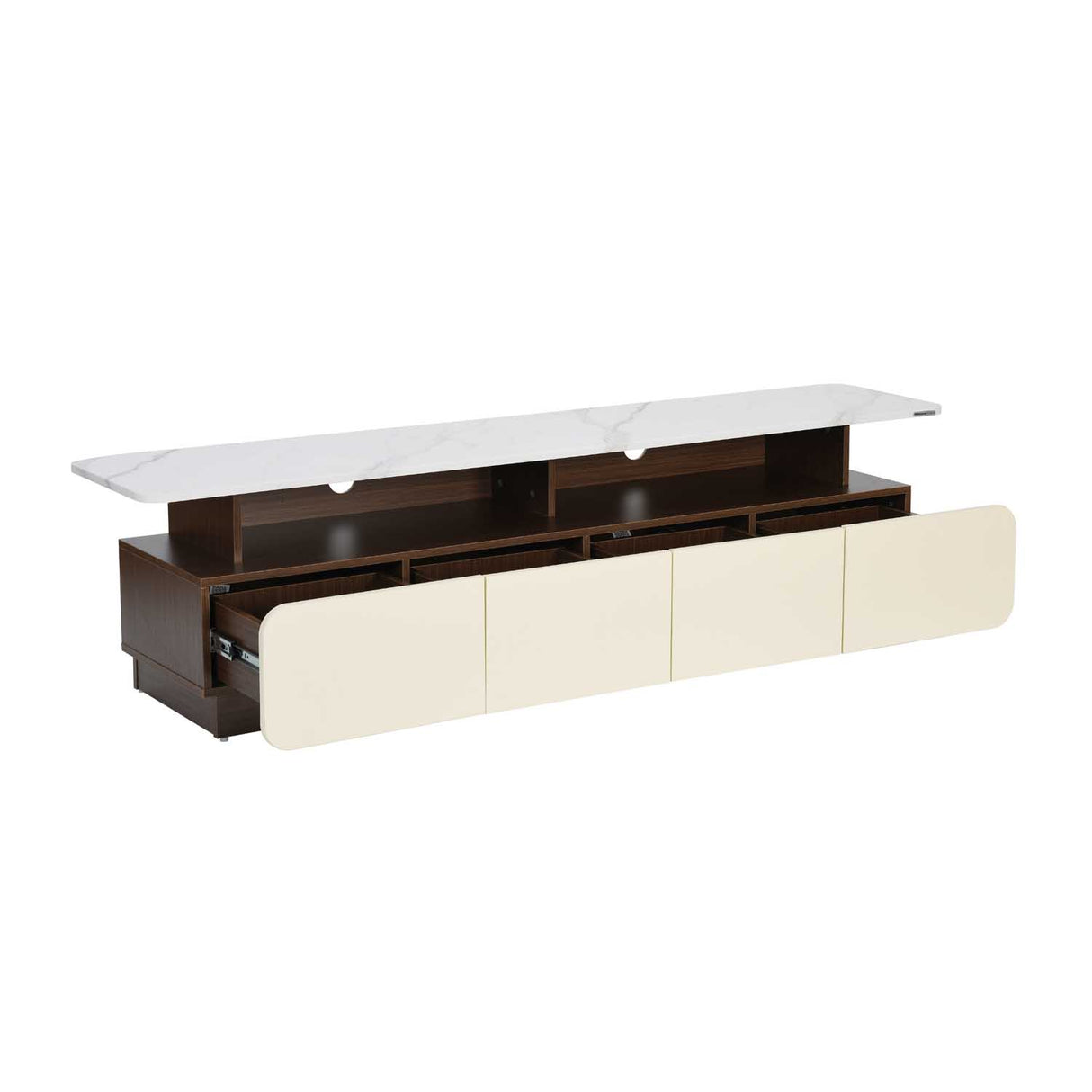 Flash Low Height Unit- Legno Oak Dark & Ivory