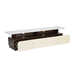 Flash Low Height Unit- Legno Oak Dark & Ivory