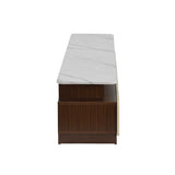 Flash Low Height Unit- Legno Oak Dark & Ivory