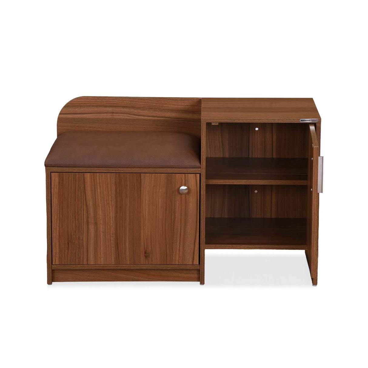 Magnus 2 Door Shoe Cabinet- Lyon Walnut