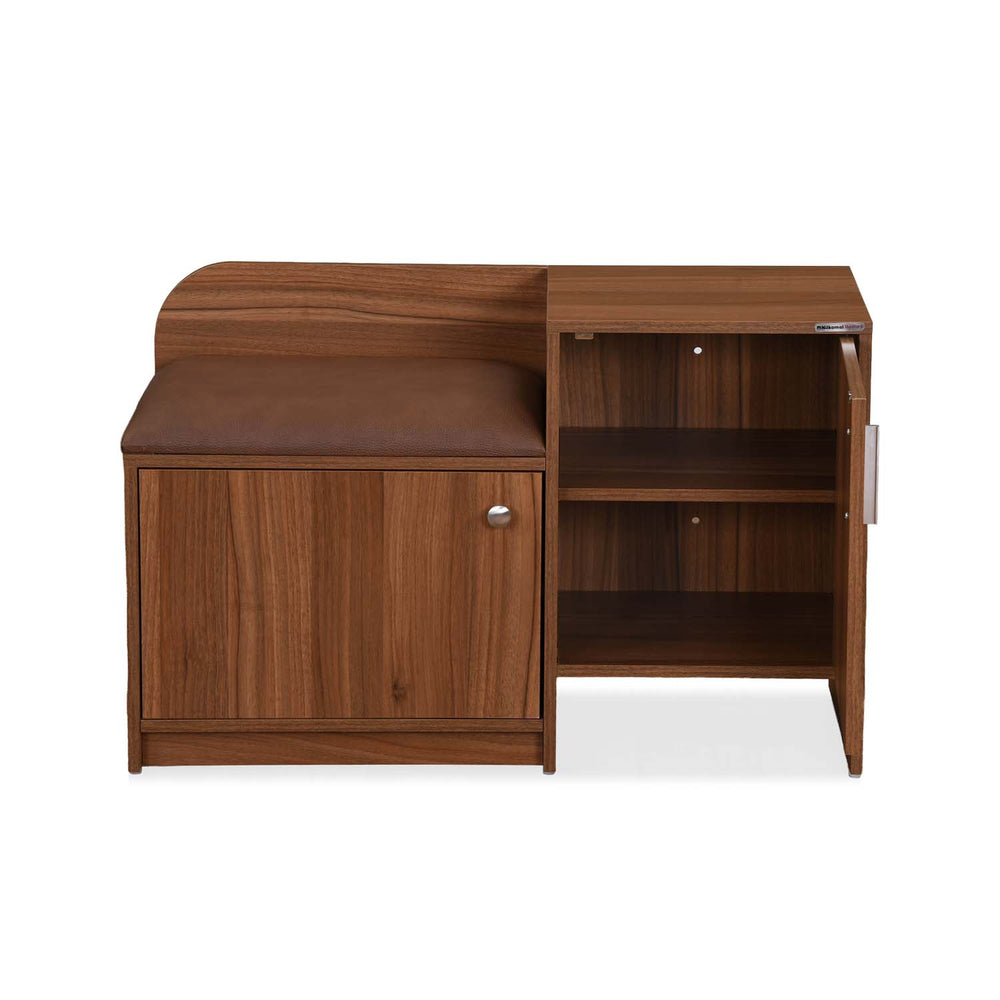 Magnus 2 Door Shoe Cabinet- Lyon Walnut