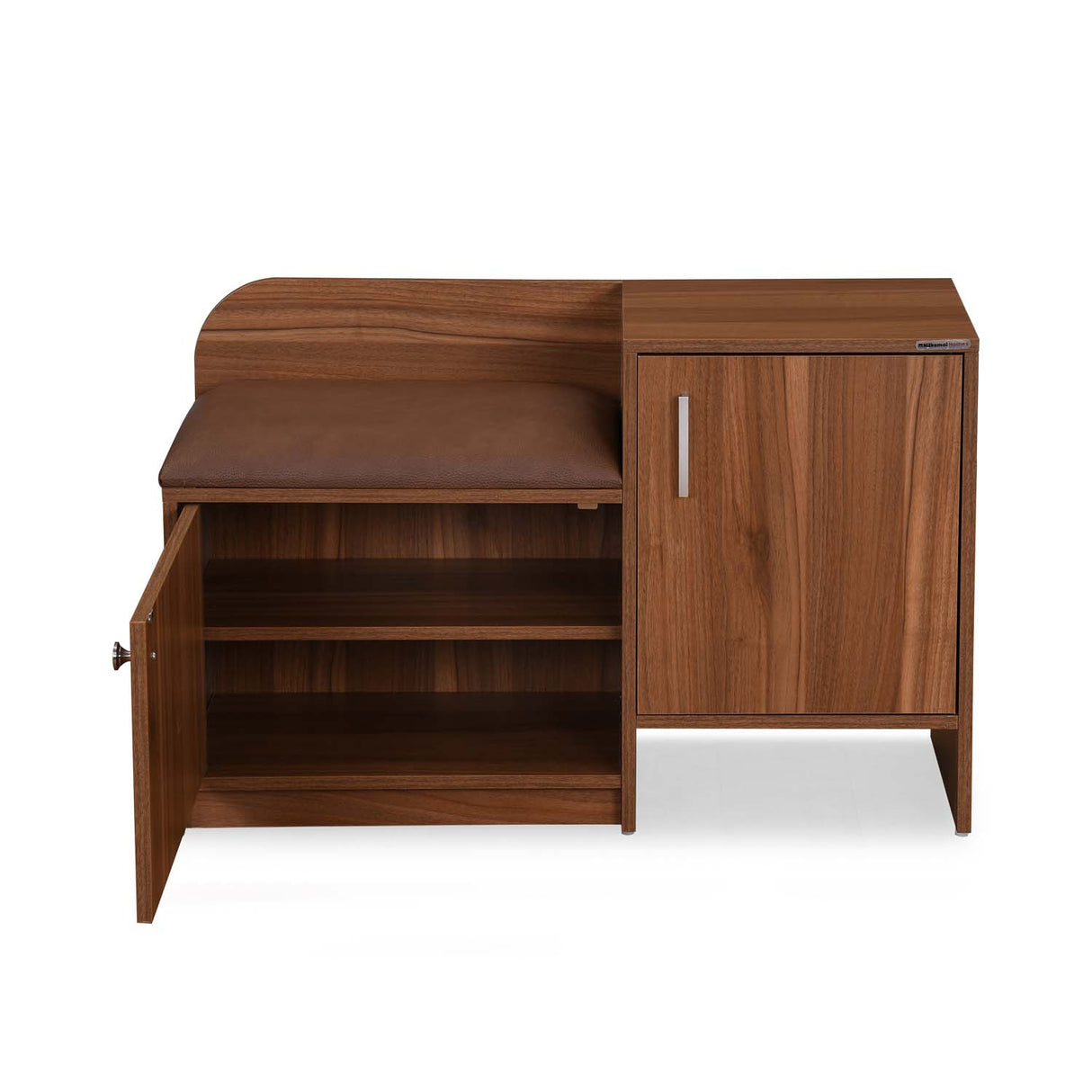 Magnus 2 Door Shoe Cabinet- Lyon Walnut