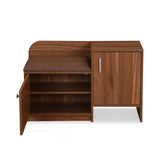 Magnus 2 Door Shoe Cabinet- Lyon Walnut