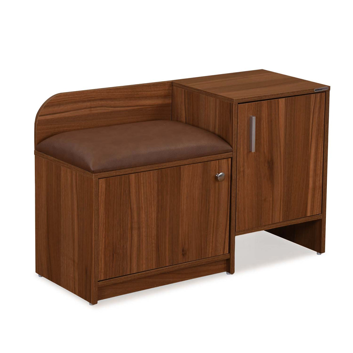 Magnus 2 Door Shoe Cabinet- Lyon Walnut