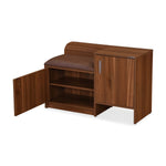 Magnus 2 Door Shoe Cabinet- Lyon Walnut