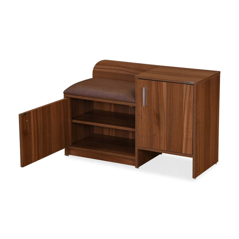 Magnus 2 Door Shoe Cabinet- Lyon Walnut