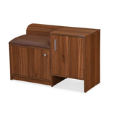 Magnus 2 Door Shoe Cabinet- Lyon Walnut