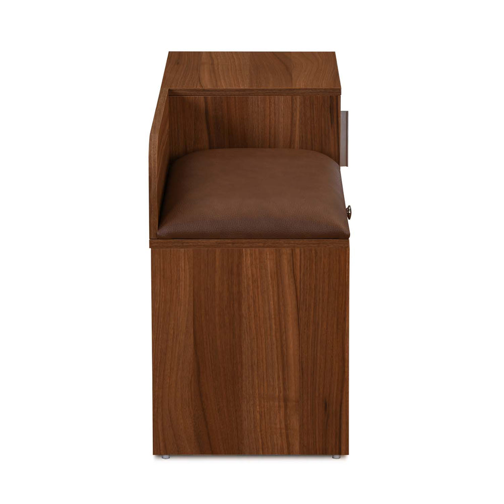 Magnus 2 Door Shoe Cabinet- Lyon Walnut