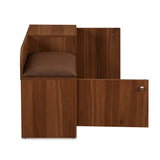 Magnus 2 Door Shoe Cabinet- Lyon Walnut