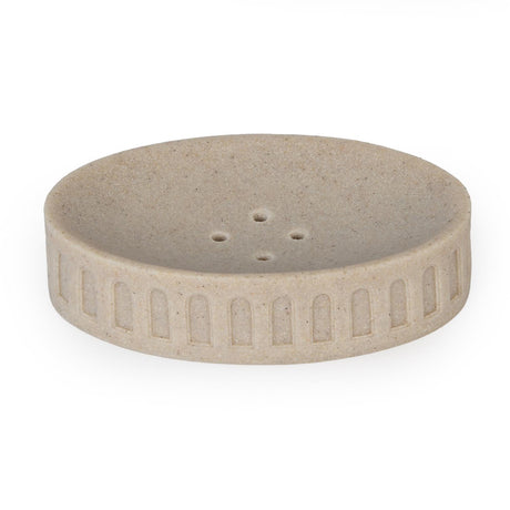 Arch Polyresin Soap Dish- Sand
