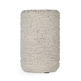 Textured Polyresin Tumbler- Off White
