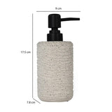 Textured Polyresin Soap Dispenser- Off White