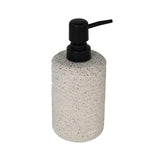 Textured Polyresin Soap Dispenser- Off White