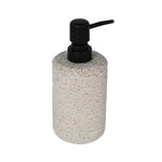 Textured Polyresin Soap Dispenser- Off White