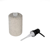 Textured Polyresin Soap Dispenser- Off White
