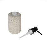 Textured Polyresin Soap Dispenser- Off White