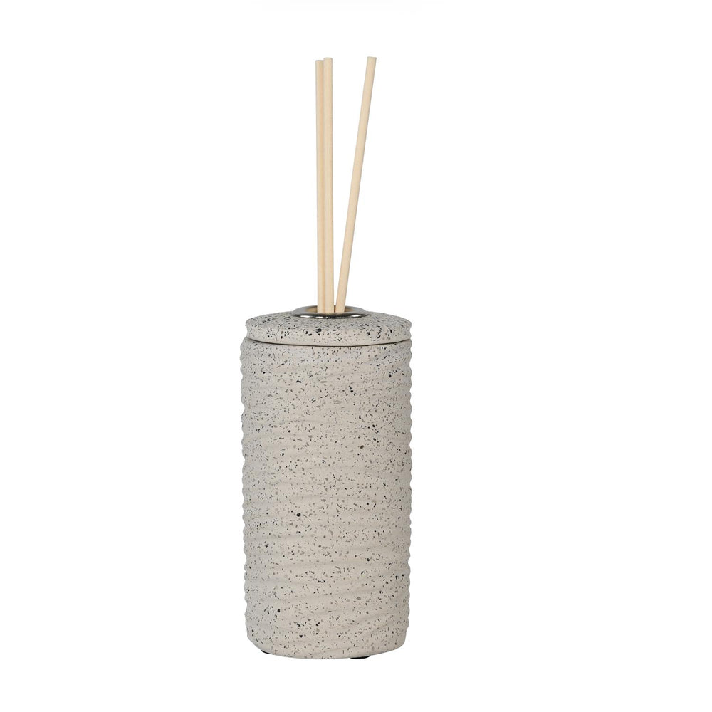 Textured Polyresin Reed Diffuser- Off White