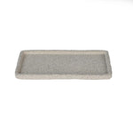 Textured Polyresin Tray- Off White