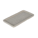 Textured Polyresin Tray- Off White