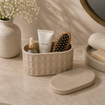 Arch Polyresin Storage Box- Sand