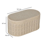 Arch Polyresin Storage Box- Sand