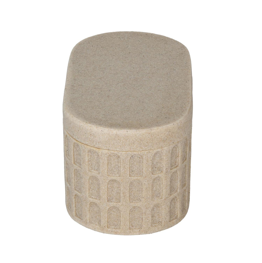 Arch Polyresin Storage Box- Sand