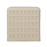 Arch Polyresin Tissue Box- Sand