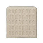 Arch Polyresin Tissue Box- Sand
