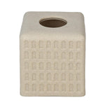 Arch Polyresin Tissue Box- Sand