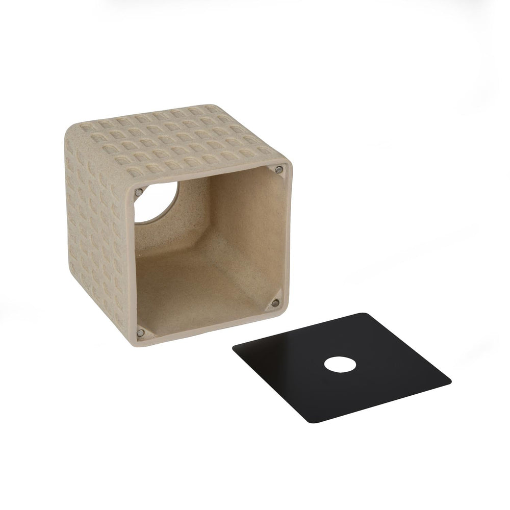 Arch Polyresin Tissue Box- Sand
