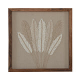 Seven Leaves Wall Art- Beige