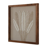 Seven Leaves Wall Art- Beige