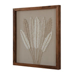 Seven Leaves Wall Art- Beige