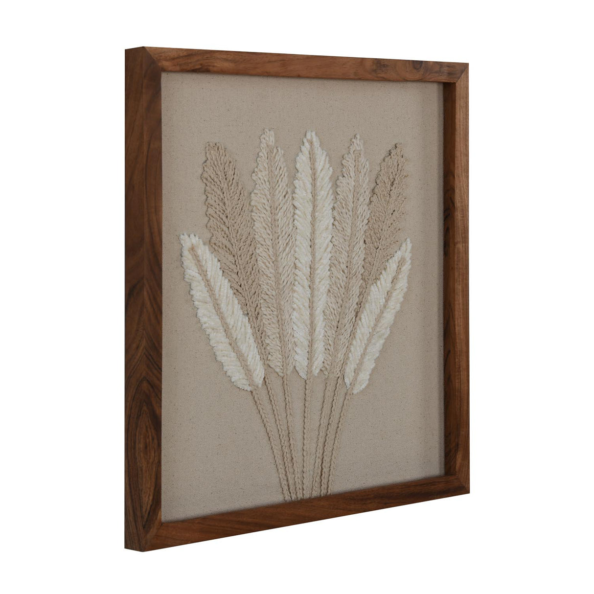 Seven Leaves Wall Art- Beige