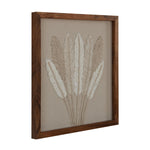 Seven Leaves Wall Art- Beige